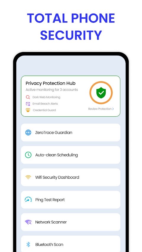 Password Manager and Safe Emails vault screen