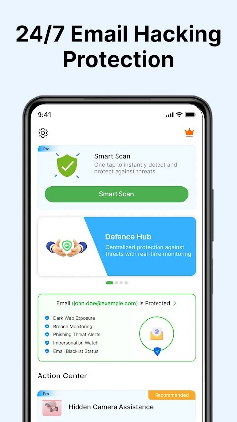 True Security Antivirus home screen showing a device scan